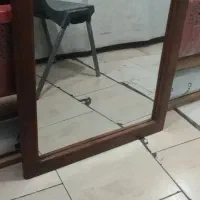 قاب آینه چوبی