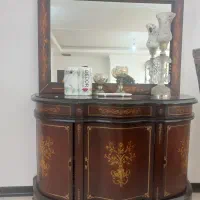 آینه و میز کنسول در حد نو|بوفه، ویترین، کنسول|جویبار, |دیوار