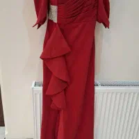 لباس شب بلند سایز ۳۸ دارای کاپ سینه