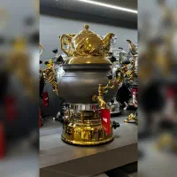 سماور کیهان مدل پانیذ طلایی طوسی اولین قسط مرداد