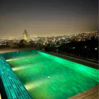 ۲۵۰متر سوپرمدرن Full استخر ۴فصل در روف مجهز به بار