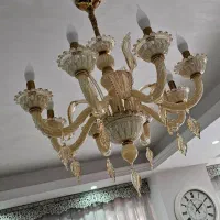 دو عدد لوستر کاملا نو|لوستر و چراغ آویز|اسلام‌شهر, شهرک سالور|دیوار