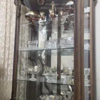 بوفه چوبی 3 طبقه  از جنس راش  مناسب محفل خانه