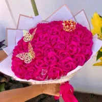 دسته گل ربانی|گل مصنوعی|قشم, |دیوار