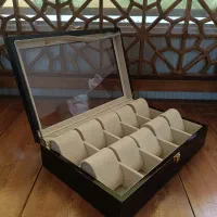 جعبه چوبی ساعت 10 تایی