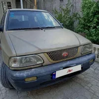پراید ۱۴۱ بژ رنگ بازدید رباط‌کریم