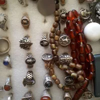 انگشتر نقره کهنه سندلوس|کلکسیون اشیاء عتیقه|بروجن, |دیوار