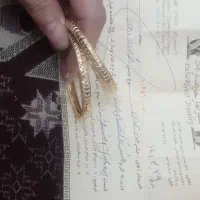 دوعدد النگو طلا کاملا نو قیمت تابلو با۲ درصد
