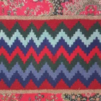 پادری و گلیم بزرگ دست بافت|پادری|اردکان, |دیوار