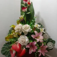 گل وگلدان مصنوعی
