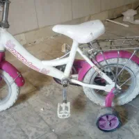 دوچرخه صورتی 12با اسکوتر