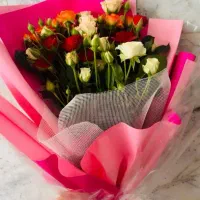 دسته گل باکس گل گل طبیعی