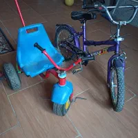 دوچرخه 16 و سه چرخه دست دوم|دوچرخه، اسکیت، اسکوتر|جوانرود, |دیوار