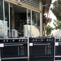 جنس بدنه از استیل* شیشه یا لعاب درجه* گاز طرح فر