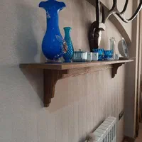 شلف کلاسیک، شلف چوبی، تمام چوب روسی،طبقه کتابخانه|کتابخانه، شلف، قفسه‌های دیواری|مشهد, امیریه|دیوار