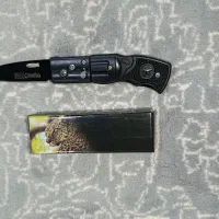 چاقو طرح دسته تفنگی سایز15سانت کاملا آکبند تیز نو