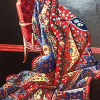 تابلوفرش آنتیک|تابلو فرش|رشت, استقامت ۱|دیوار