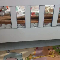 تخت کودک خیلی تمیز با تشک نو|تخت و سرویس خواب|محمدشهر, ولدآباد|دیوار