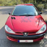 پژو ۲۰۶ مدل ۸۹ قرمز آلبالویی|خودرو سواری و وانت|آفتاب, |دیوار