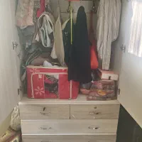 کمد لباس با جاکفشی و آیینه|جاکفشی، کمد، دراور|قدس, شهر‌قدس|دیوار