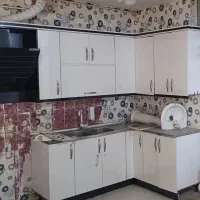 کابینتای ام دی اف و هود لمسی و سینک اخوان|کتابخانه، شلف، قفسه‌های دیواری|دزفول, |دیوار