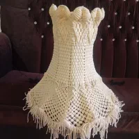 آباژور دستباف ((مکرومه باف))