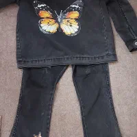 کاپشن وشلوار دخترانه