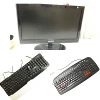 مانیتور سامسونگ ودو عدد کیبورد فروش خیلی فوری