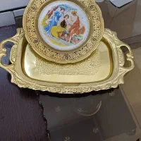 بشقاب و سینی قدیمی|کلکسیون اشیاء عتیقه|مسجد سلیمان, |دیوار