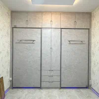 کمد دیواری کابینت کاغذ دیواری بازسازی منزل|جاکفشی، کمد، دراور|نجف‌آباد, سعدی|دیوار