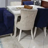 میز ناهار خوری ۴نفره با کاناپه چستر ۳نفره