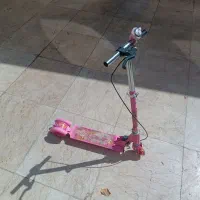 اسکوتر بچگانه صورتی تاشو