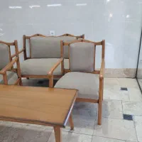 مبلمان مینیمال چوب راش(نو)