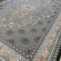 فرش ۱۲متری جفت زمینه طوسی سنگین وزن نخ|فرش|بجنورد, |دیوار