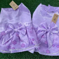 لباس مجلسی سگ و گربه رنگ یاسی