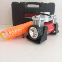 کمپرسور و چراغ قوه فندکی