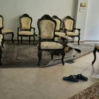 سرویس مبل 9 نفره و9عدد صندلی ناهار خوری