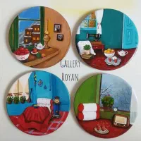 بشقاب دیوارکوب|تابلو، نقاشی، عکس|اهواز, کوی سعدی|دیوار