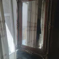آینه ومیزکونسل  رنگ طلای