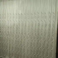 پرده حریر طرح دار