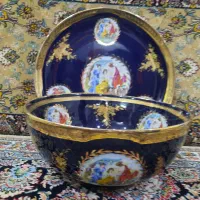 کشکول.کاسه بشقاب.سرمه ای.اندازه بزرگ.