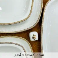 سرویس زرین طرح ریواطلایی|ظروف سرو و پذیرایی|همدان, |دیوار