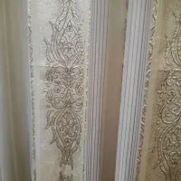 پرده حریر گلدوزی شده|پرده، رانر، رومیزی|ورامین, ورامین|دیوار