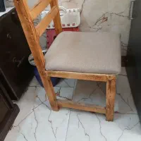 دو عدد صندلی چوبی نو