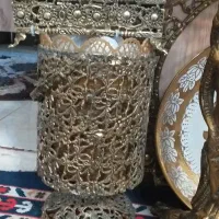 جامیوه ای و سطل جا دستمال کاغذی برنجی|صنایع دستی و سایر لوازم تزئینی|ری, حمزهآباد|دیوار