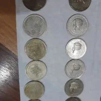 سکه 50ریالی مسی تاریخ61وسکه5000ریالی94