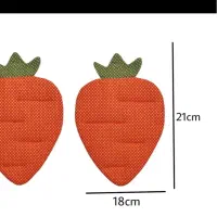 دستگیره آشپزخانه طرح هویچ و طرح توت فرنگی|سفره، حوله، دستمال آشپزخانه|گرگان, |دیوار