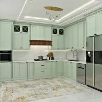 کابینت سازی اینوکس چوب