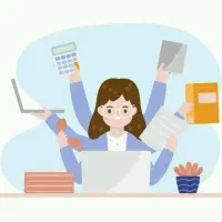 کارمند اداری خانم