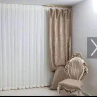 پرده حریر ساده